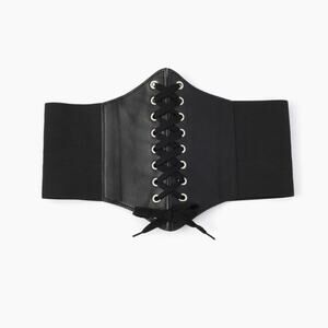 Cider Black Lace Up Belt Renaissance Gothic Sexy Belt